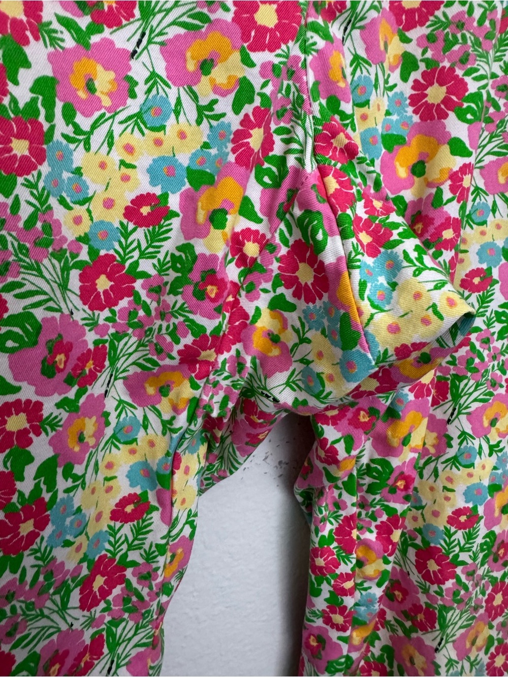 Lily Pulitzer Pants Womens 8 Ants On Parade Ditzy Floral Ankle Chinos Cotton Mid - Picture 7 of 12